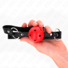 Kink - Boule Creuse Dure Rouge 4,5 Cm Gag Modele 1 63,5 X 2 Cm